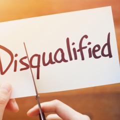 Are you disqualifying yourself from opportunities