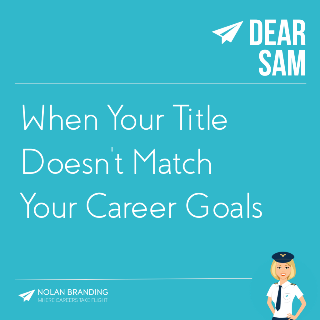 How to overcome your current title not reflecting what you want to do next