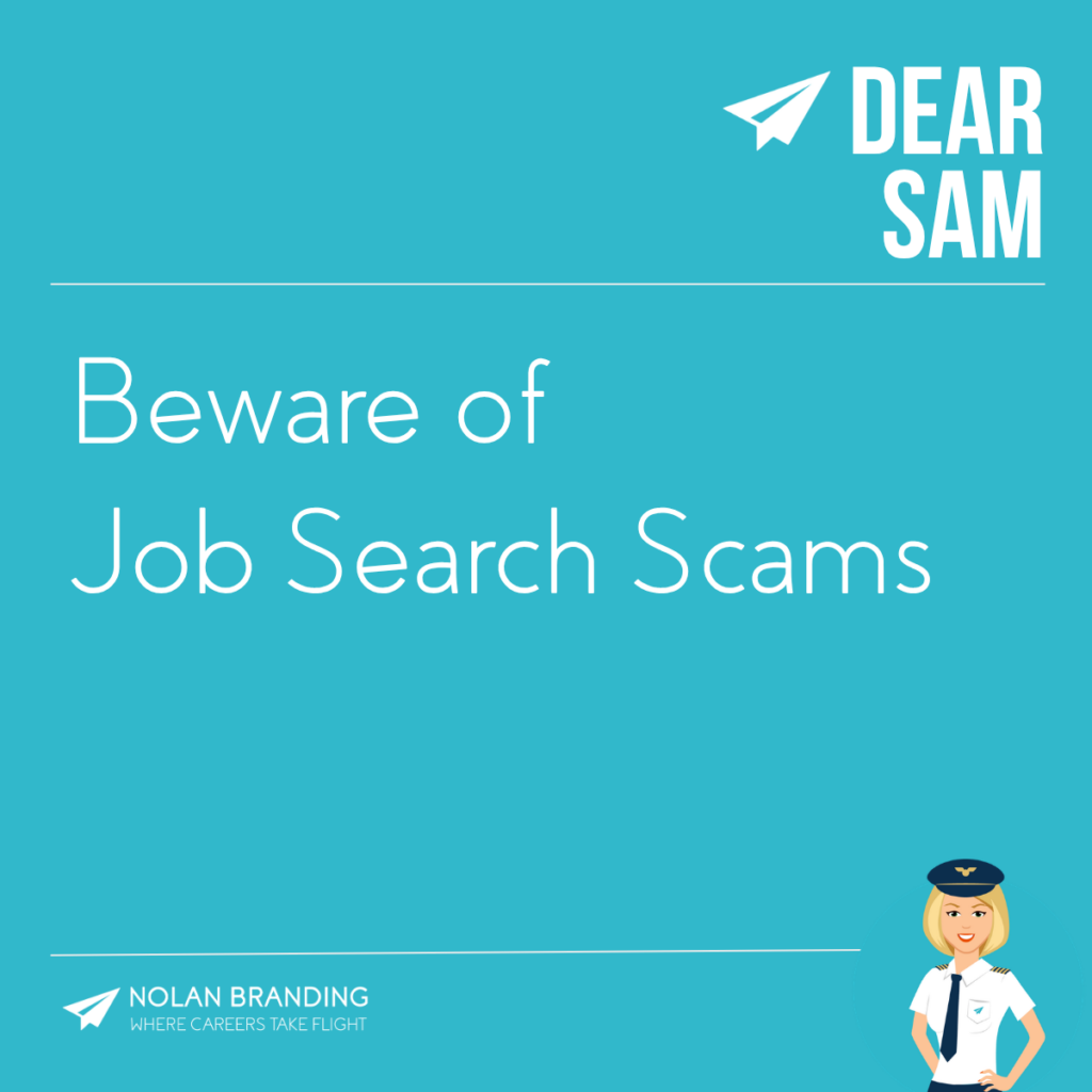 Beware of job search scams